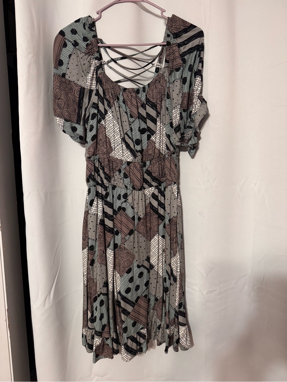 Sally from Nightmare Before Christmas patchwork dress Large